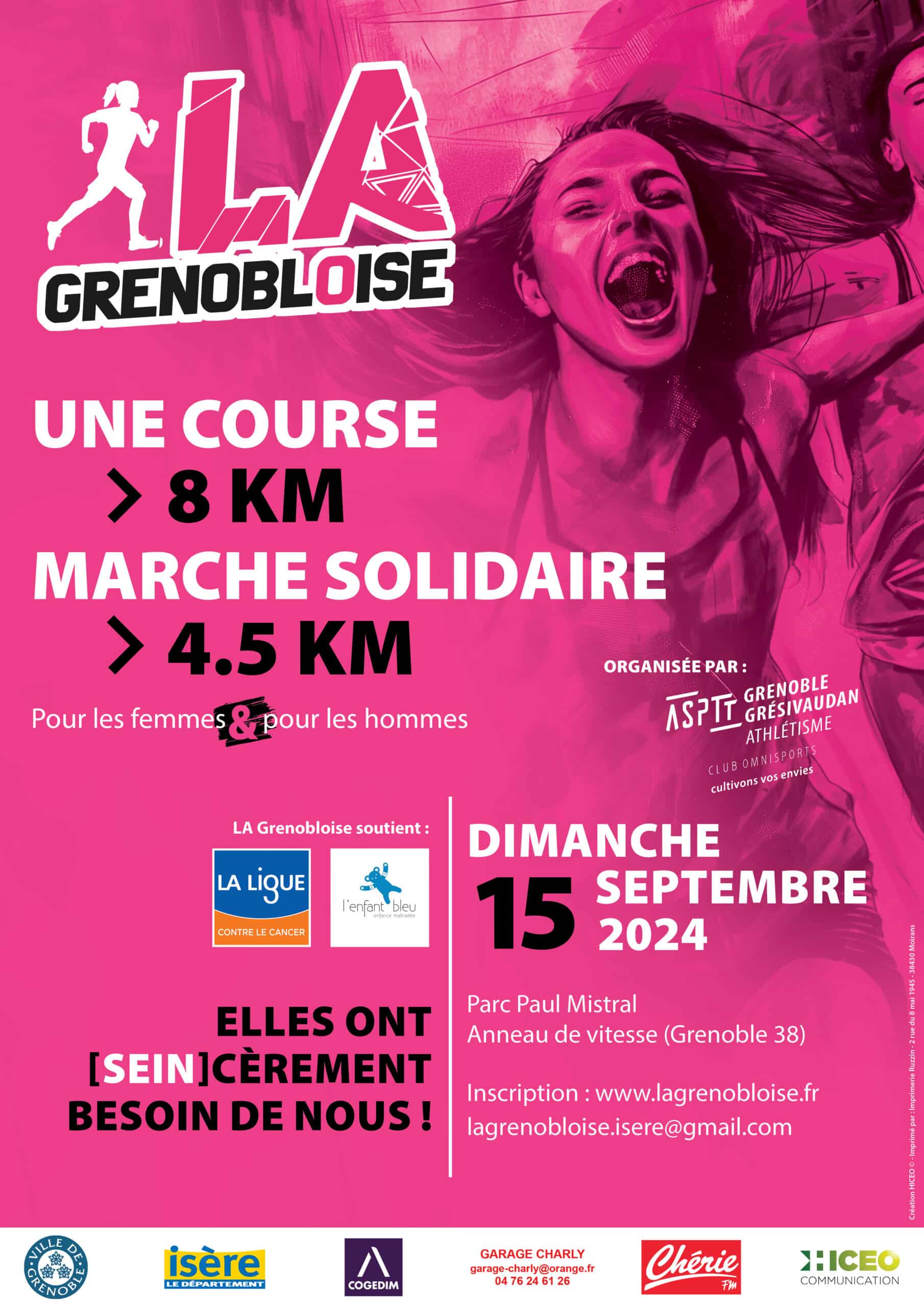 Affiche A3 LA Grenobloise 2024